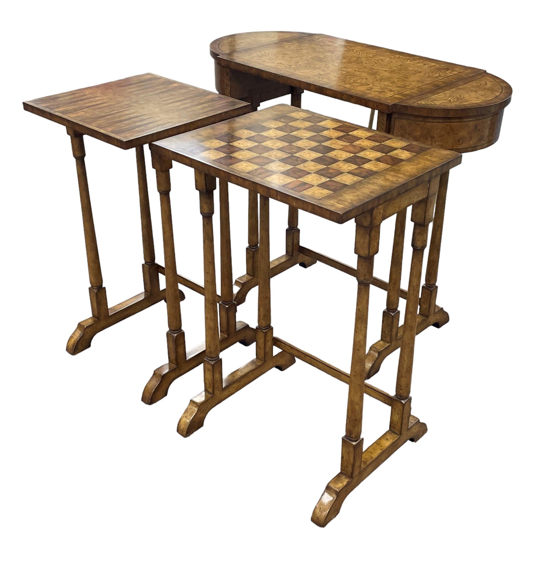 Encore Furniture Gallery-Vintage Maitland Smith Nesting Game Tables